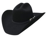 ブルハイド ウエスタン プレミアムウールフェルトハット（ブラック）/Bullhide Justin Moore Collection Wool Felt Hat