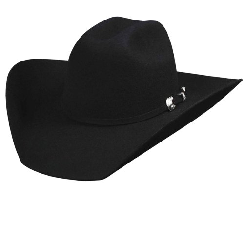画像クリックで大きく確認できます　Click↓1: ブルハイド プレミアムウールフェルトハット（ブラック）/Bullhide Rodeo Round-Up Wool Felt Hat