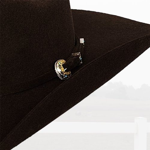 画像クリックで大きく確認できます　Click↓2: ブルハイド プレミアムウールフェルトハット（チョコレート）/Bullhide Rodeo Round-Up Wool Felt Hat