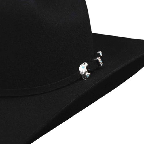 画像クリックで大きく確認できます　Click↓2: ブルハイド プレミアムウールフェルトハット（ブラック）/Bullhide Rodeo Round-Up Wool Felt Hat