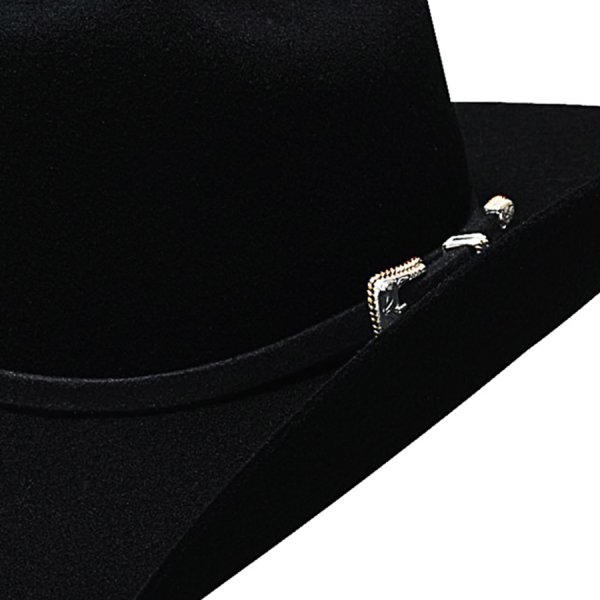 画像2: ブルハイド ウエスタン プレミアムウールフェルトハット（ブラック）/Bullhide Justin Moore Collection Wool Felt Hat