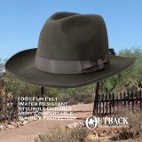 アウトバック トレーディング ファーフェルト ハット（ローデン）/Outback Trading Company Fur Felt Hat (Loden)