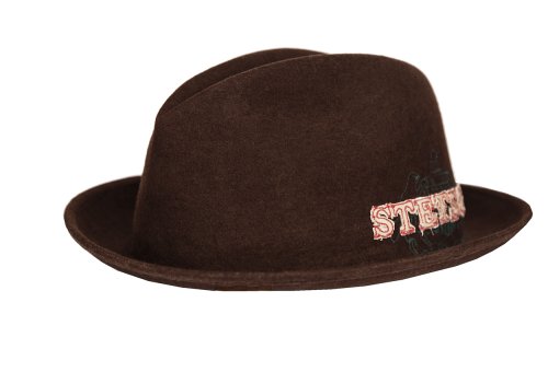 画像クリックで大きく確認できます　Click↓2: ステットソン ロゴ フェドラ ハット（ブラウン）/Stetson Logo Felt Hat(Brown) 
