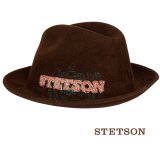 ステットソン ロゴ フェドラ ハット（ブラウン）/Stetson Logo Felt Hat(Brown)