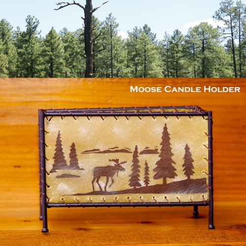 画像クリックで大きく確認できます　Click↓1: グランドティートン ワイルドライフ キャンドル ホルダー（ムース）/Wildlife Candle Holder(Moose)