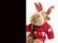 画像2: 赤いセーターを着たムースのぬいぐるみ/Stuffed Animal of Moose (2)