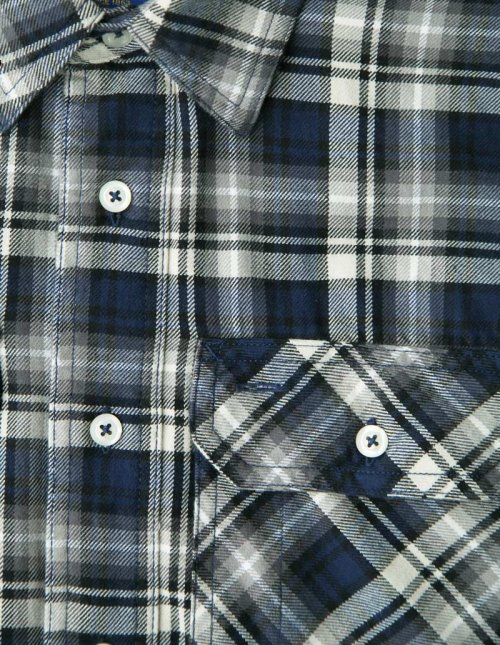 画像クリックで大きく確認できます　Click↓3: ペンドルトン バーンサイド フランネル シャツ ネイビーS/Pendleton Burnside Flannel Shirt(Navy)