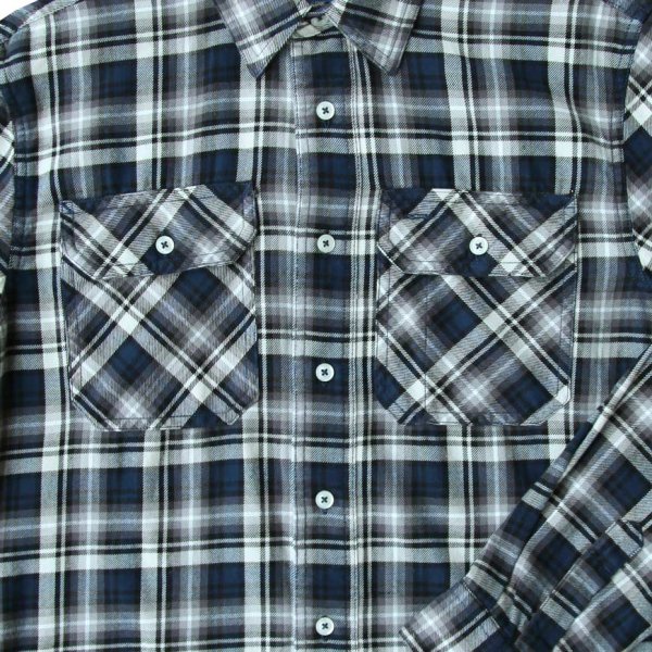 画像2: ペンドルトン バーンサイド フランネル シャツ ネイビーS/Pendleton Burnside Flannel Shirt(Navy)