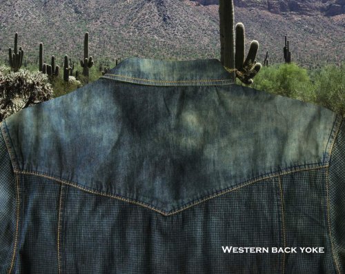 画像クリックで大きく確認できます　Click↓3: スカリー ウエスタン デニム シャツ（長袖/デニム）/Scully Long Sleeve Western Shirt(Men's)