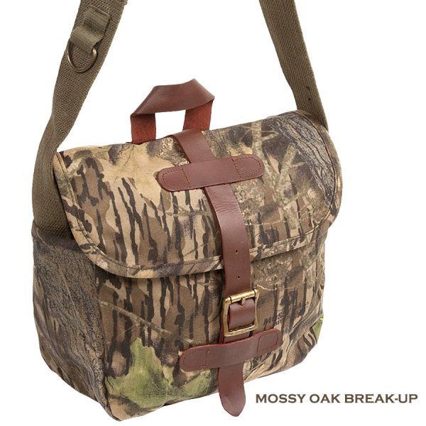 画像1: フィールド ショルダーバッグ（カモ）/Mossy Oak Break-Up Waxed Cotton Camo Small Field Bag