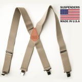 サスペンダー クリップ式（タン）/M&F Western Products Clip Suspenders(Tan)