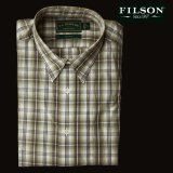 フィルソン 長袖 シャツ（ブラウン・グリーン）L/Filson Green Brown Plaid Shirt(Long Sleeve)