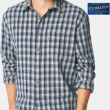 ペンドルトン 長袖 シャツ フィッテッド インディゴブループラッド/Pendleton Long Sleeve Shirt(Indigo Blue Plaid)