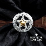 スカーフ スライド スカーフ留め 大判スカーフ ワイルドラグ用（テキサススター）/Scarf Slide Texas Star