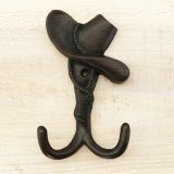 ウエスタン アイアン ダブルフック カウボーイハット/Iron Cowboy Hat Double Hook