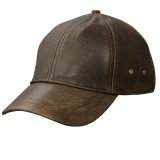 レザー キャップ（ブラウン）/Leather Baseball Cap(Brown)
