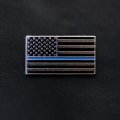 星条旗 ポリス ブルーライン ピンバッジ/Pin U.S.A Flag