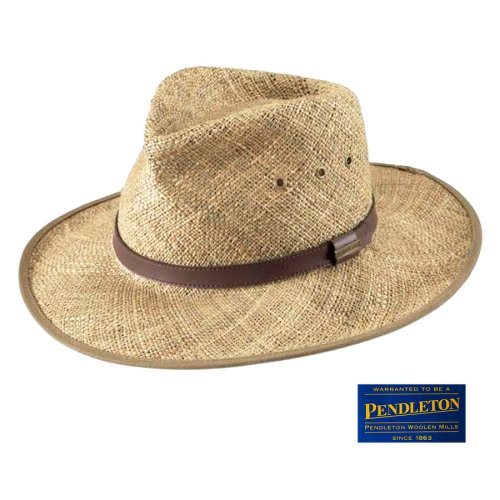 画像クリックで大きく確認できます　Click↓1: ペンドルトン ストロー アウトバック ハット（ナチュラル）/Pendleton Straw Outback Hat(Natural)