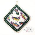 フィッシュデサイン ポットホルダー 鍋つかみ レインボートラウト・サーモン/Pot Holder Fish Rainbow Trout Salmon