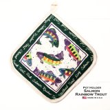 フィッシュデサイン ポットホルダー 鍋つかみ レインボートラウト・サーモン/Pot Holder Fish Rainbow Trout Salmon