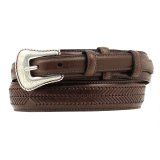 ノコナ レンジャー ベルト（アローレース・ブラウン）/Nocona Arrow Lace Ranger Belt(Brown)