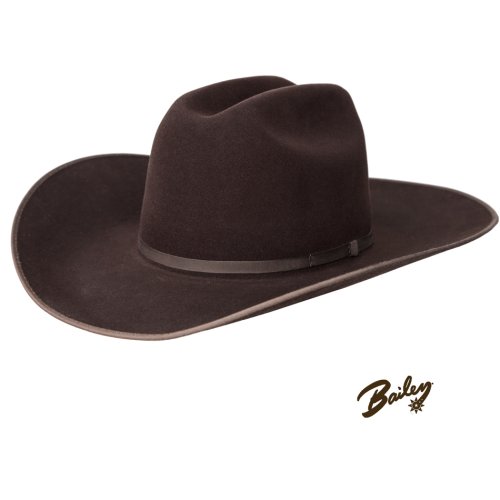 画像クリックで大きく確認できます　Click↓1: ベイリー ウール カウボーイ ハット（ブラウン）/Bailey Wool Cowboy Hat(Chocolate)