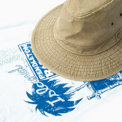 画像クリックで大きく確認できます　Click↓1: ペンドルトン キャンバス インディアナ ハット（タン）/Pendleton Canvas Indiana Hat(Tan)