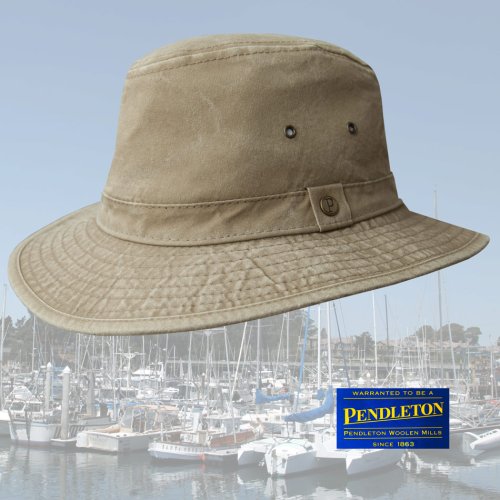 画像クリックで大きく確認できます　Click↓2: ペンドルトン キャンバス インディアナ ハット（タン）/Pendleton Canvas Indiana Hat(Tan)