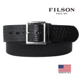 フィルソン ブライドルレザー ベルト ブラック/Filson Bridle Leather Belt(Black) 