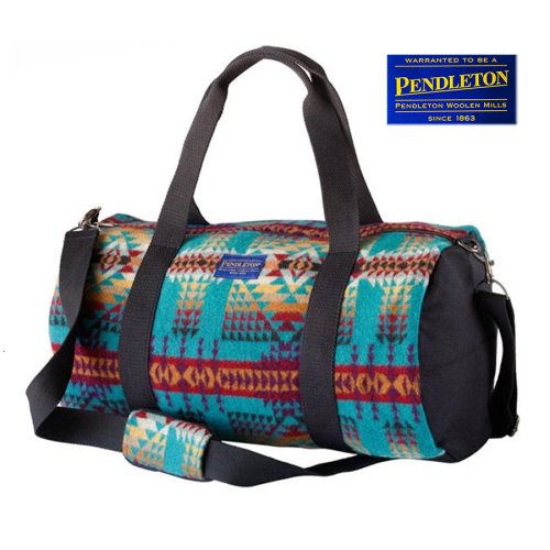 画像クリックで大きく確認できます　Click↓1: ペンドルトン ダッフルバッグ ターコイズパゴサスプリングス/Pendleton Duffle Bag Turquoise Pagosa Springs