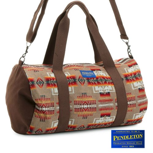 画像クリックで大きく確認できます　Click↓1: ペンドルトン ダッフルバッグ（チーフジョセフ・タン）/Pendleton Duffle Bag Chief Joseph(Tan)