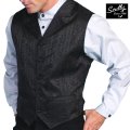 スカリー フローラル ブラック ベスト/Scully Floral Jacquard Vest (Black)