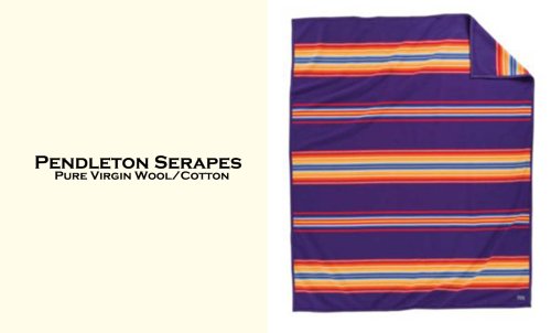 画像クリックで大きく確認できます　Click↓2: ペンドルトン サラッペ/Pendleton Serapes Purple