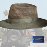 ペンドルトン メッシュクラウン ブリーザーハット（オリーブ）/Pendleton Breezer Hat(Olive)