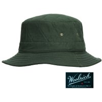 ウールリッチ オイルドコットン ハット（モスグリーン）/Woolrich Oiled Cotton Hat(Moss)