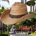 スカラ カウボーイ スタイル ストローハット（トーストブラウン）/Scala Straw Cowboy Hat(Toast)