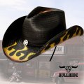 ファイヤースターウエスタン ストロー カウボーイ ハット（ブラック）/Bullhide Straw Cowboy Hat(Black)