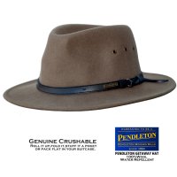 ペンドルトン ゲタウェイ ハット（トープ）大きいサイズもあり/Pendleton Getaway Hat(Taupe)