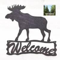 ムース鹿 ウェルカム サイン/Moose Welcome Sign
