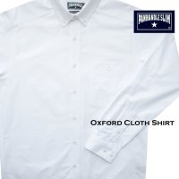 パンハンドルスリム オックスフォード シャツ（ホワイト・無地/長袖）/Panhandle Slim Oxford Cloth Shirt