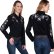 画像3: スカリー フローラル刺繍 ラインストーン ウエスタン シャツ（長袖/ブラック）/Scully Long Sleeve Western Shirt(Women's) (3)