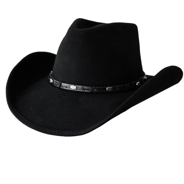画像2: ブルハイド ウール カウボーイ ハット ワイルド ホース（ブラック）/Bullhide Cowboy Hat Wild Horse(Black) 