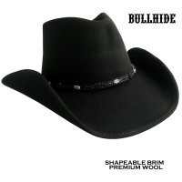 ブルハイド ウール カウボーイ ハット ワイルド ホース（ブラック）/Bullhide Cowboy Hat Wild Horse(Black) 