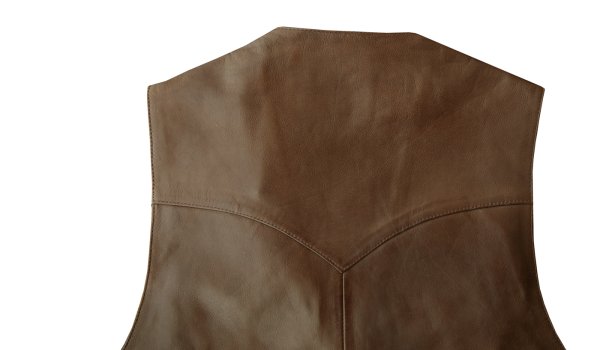 画像3: スカリー ウエスタン レザー ベスト（チョコレートブラウン/ブラウン）/Scully Western Lamb Leather Vest(Chocolate/Brown)