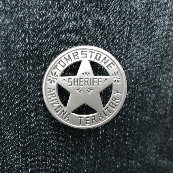 画像1: オールドウエスト ピンズ シェリフ SHERRIFF トゥームストーン アリゾナテリトリー/Pin