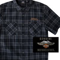 ハーレーダビッドソン 半袖シャツ（ブラック）S/Harley Davidson Shortsleeve Shirt(Black)