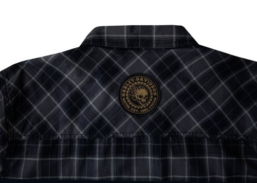 画像クリックで大きく確認できます　Click↓2: ハーレーダビッドソン 半袖シャツ（ブラック）S/Harley Davidson Shortsleeve Shirt(Black)