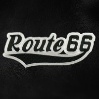 ワッペン ルート66 ブラック・シルバー/Patch Route 66