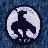 エンド オブ ザ トレイル オクラホマ ワッペン/Patch OKLAHOMA End of the Trail