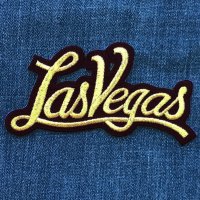 ワッペン ラスベガス Las Vegas（ゴールド・ブラック）/Patch